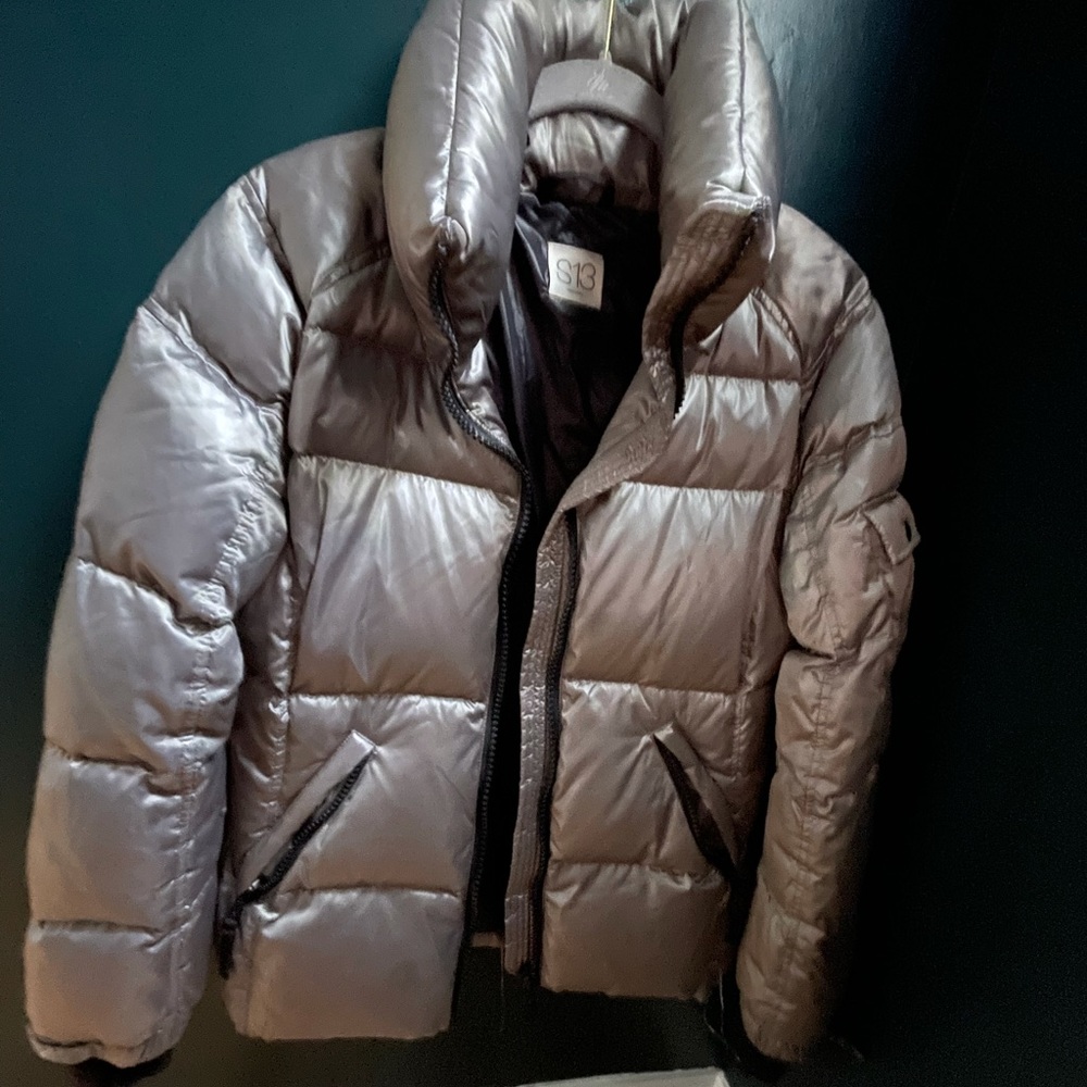 Silver Puffer Jacket